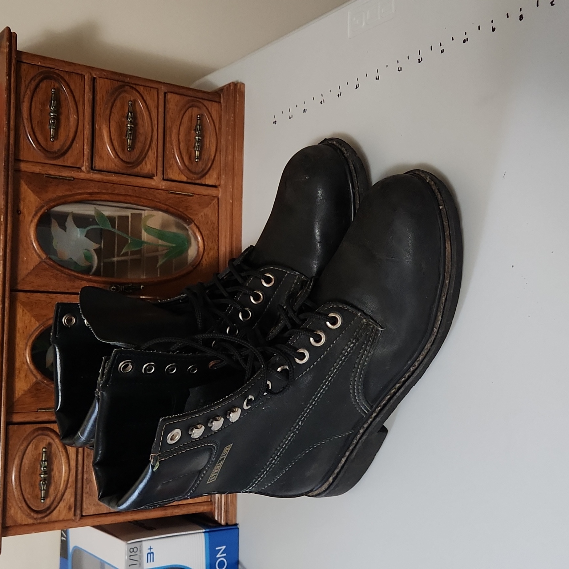 Vintage Wesco Jobmaster Steel Toe Boots Size 9